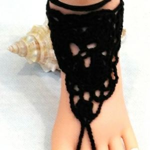 🌴 Barefoot Sandals Footless Handmade Crochet